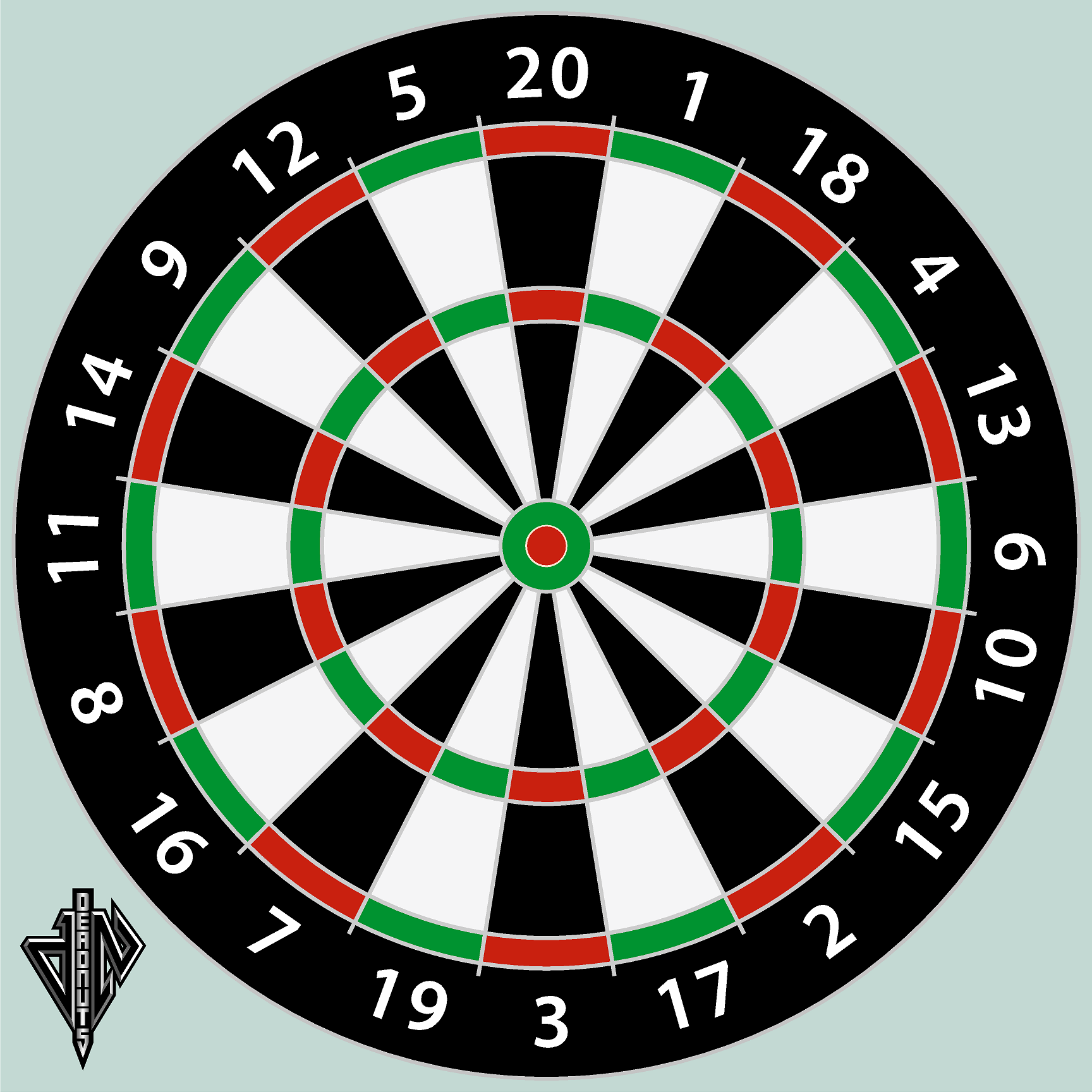 Dart Board Mini Banner