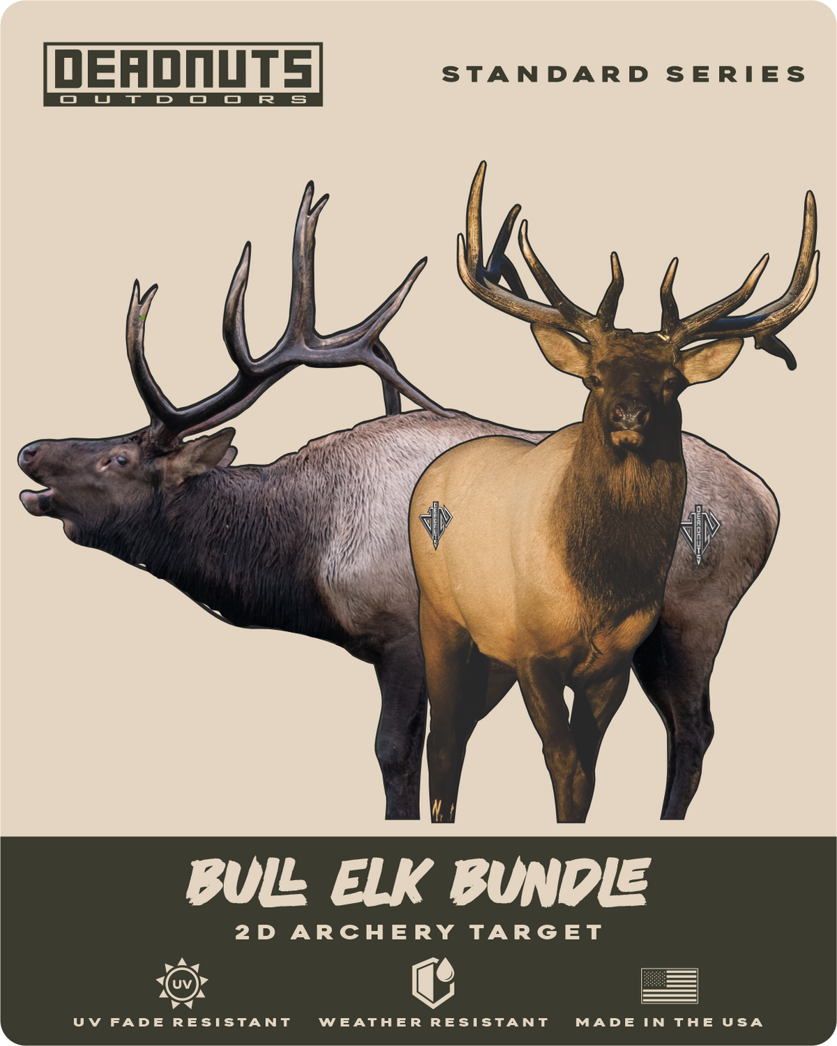 Elk Bundle (Frontal Bull, Broadside Bull)