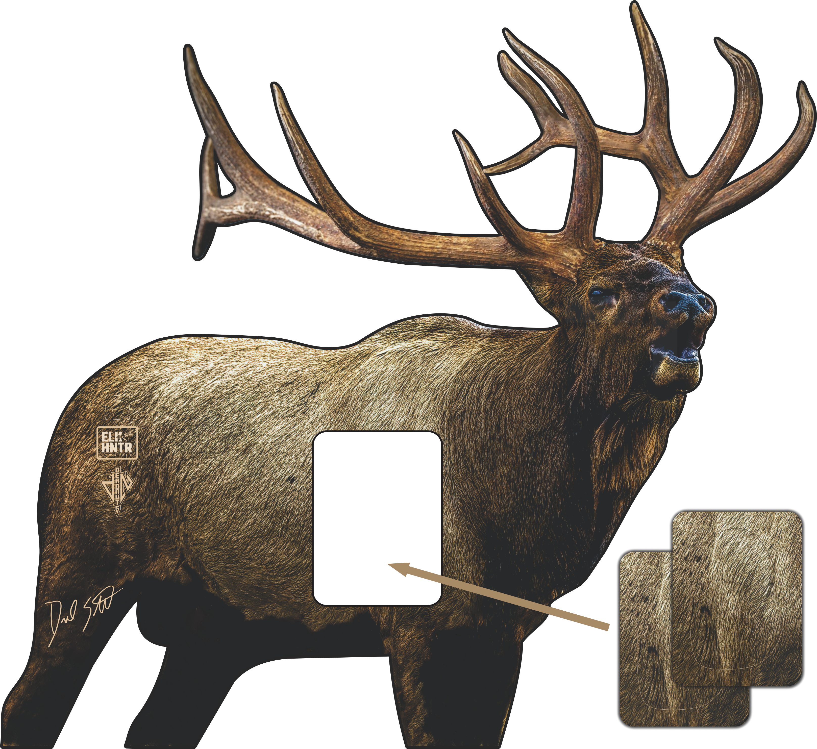 ElkShape Signature Series "Weneha" Quartering To Bull Elk