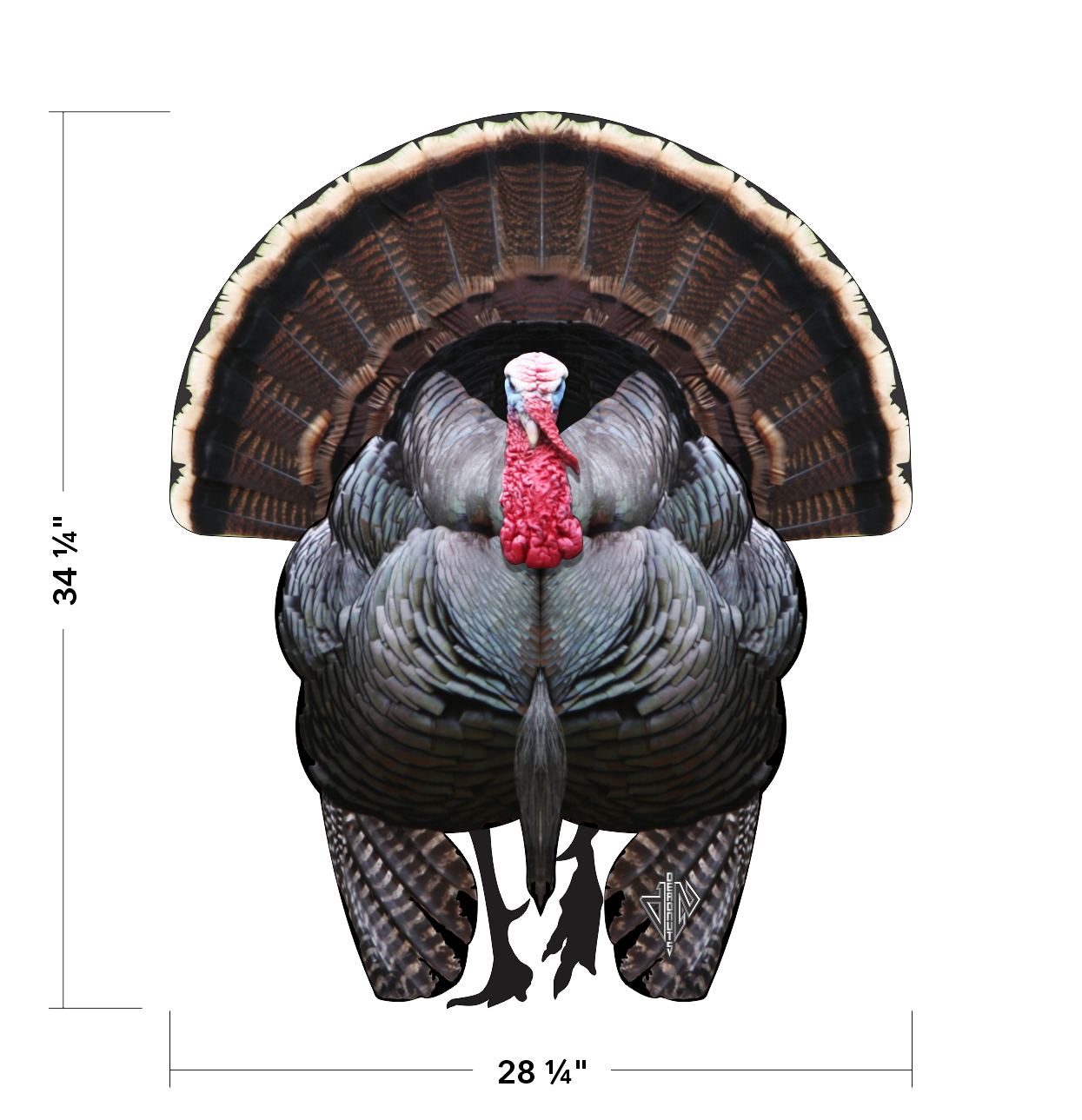 2D Tom Turkey Frontal Target