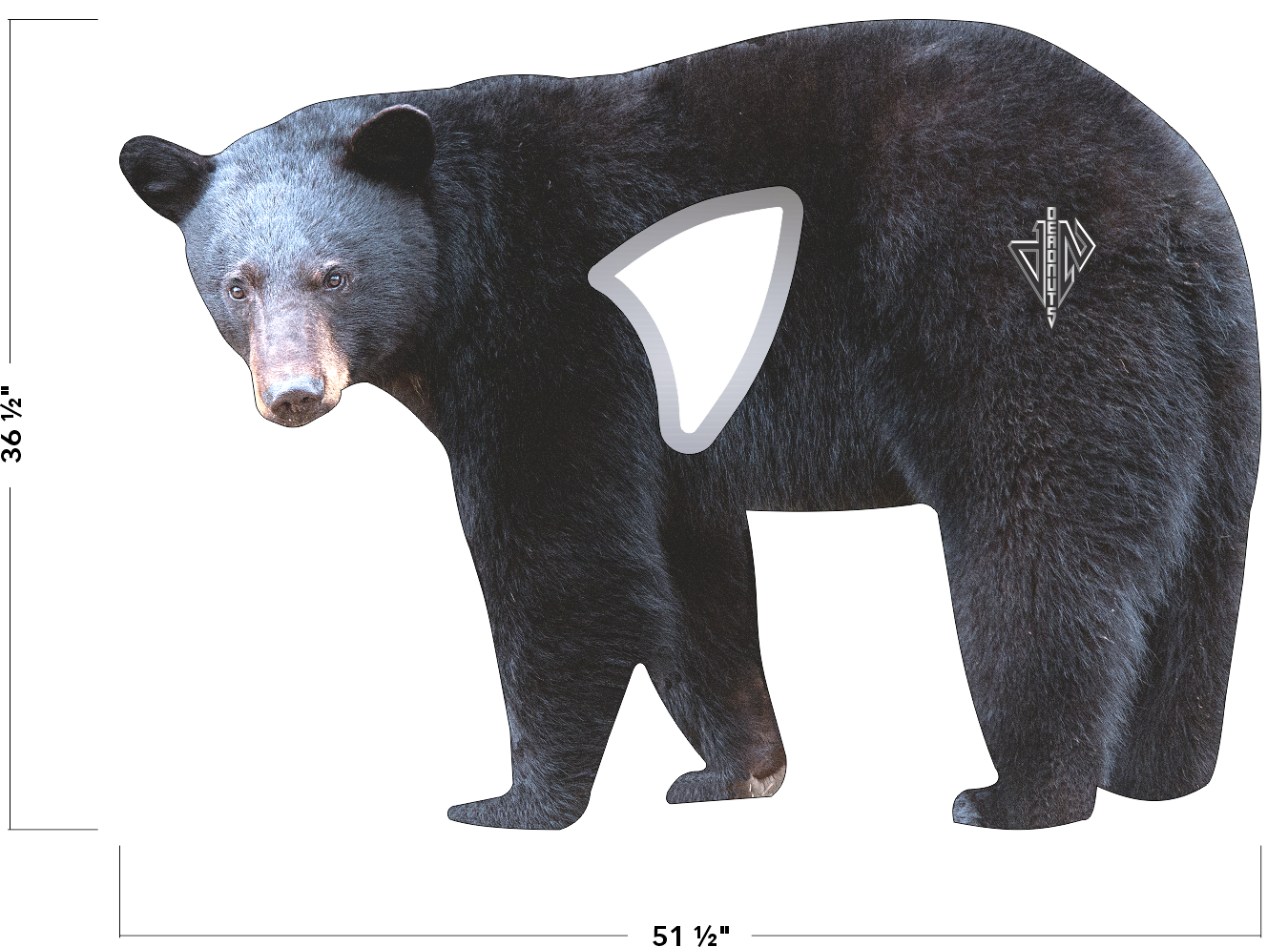 2D Black Bear Broadside Target