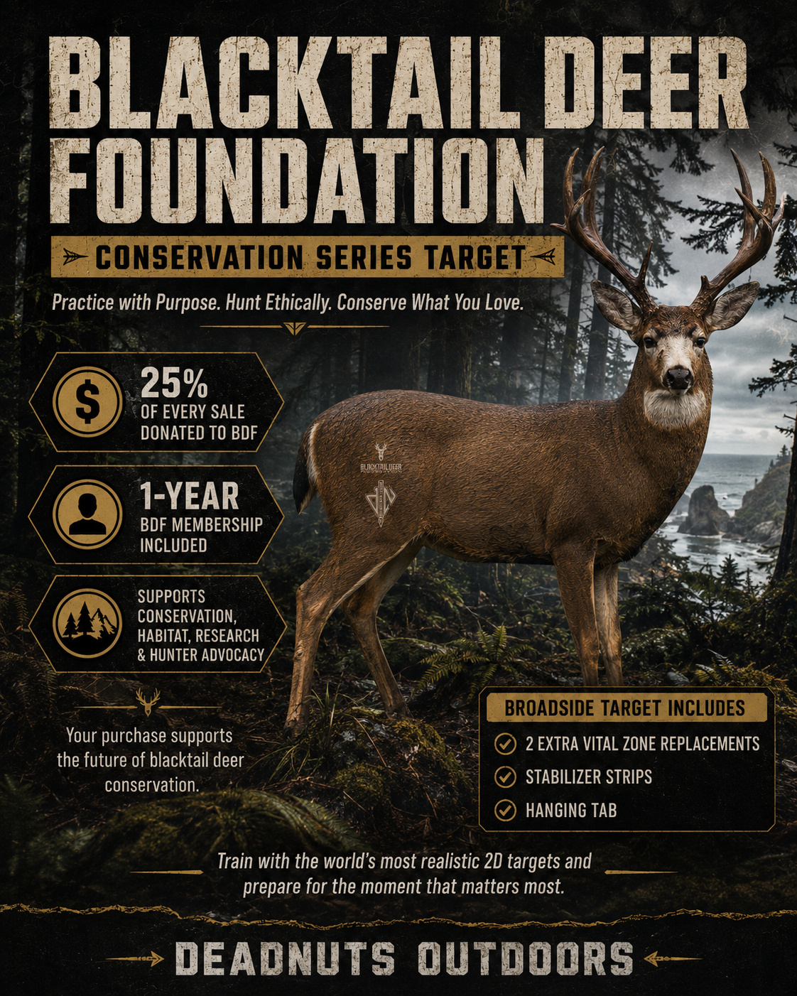 Blacktail Deer Foundation Conservation Series 2D Target 2026