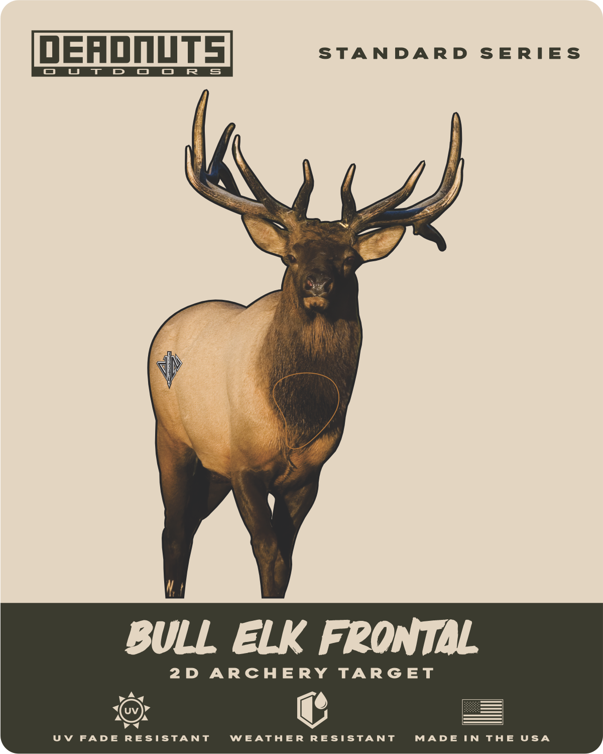 2D Bull Elk Frontal Target