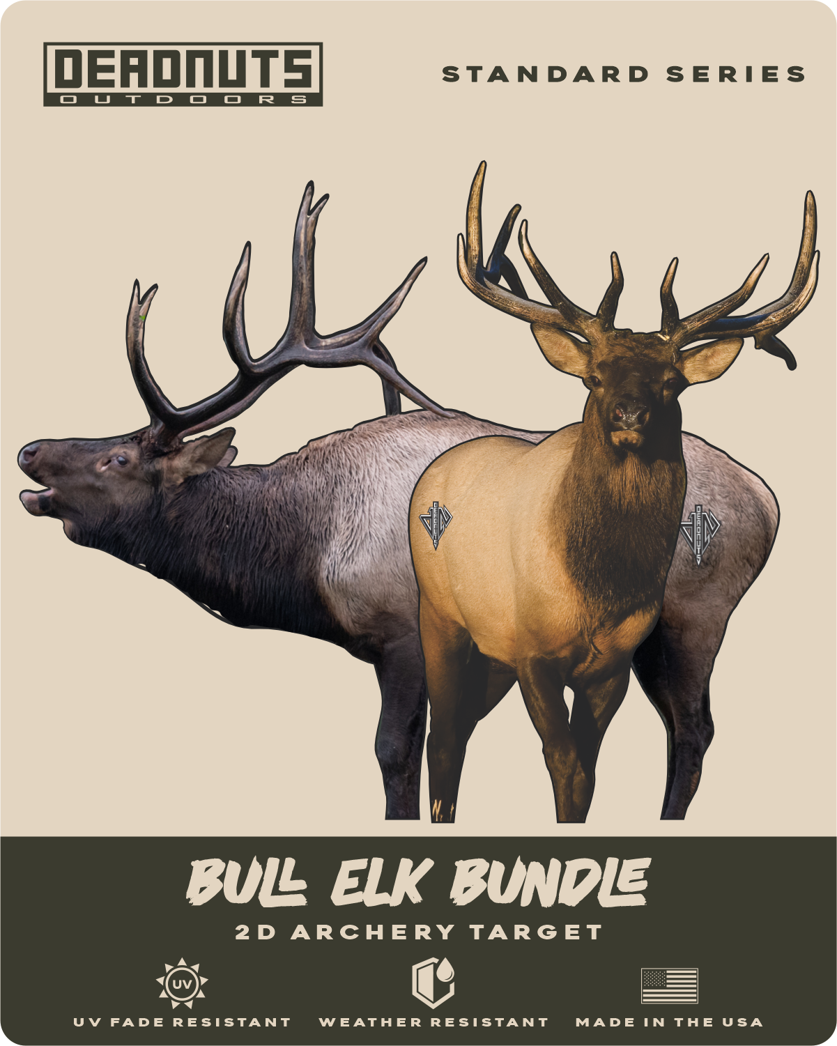Elk Bundle (Frontal Bull, Broadside Bull)