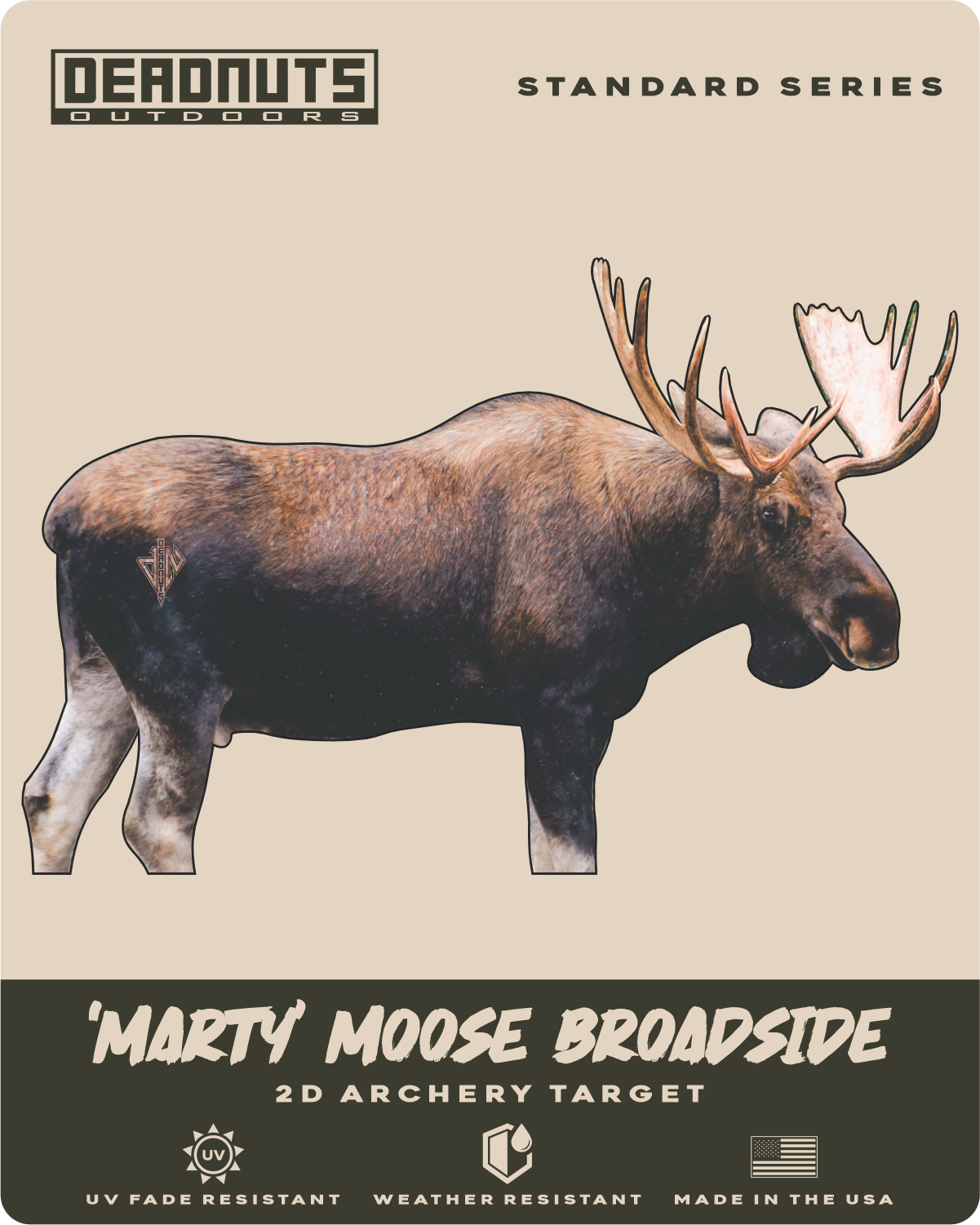 2D "Marty" Moose Target