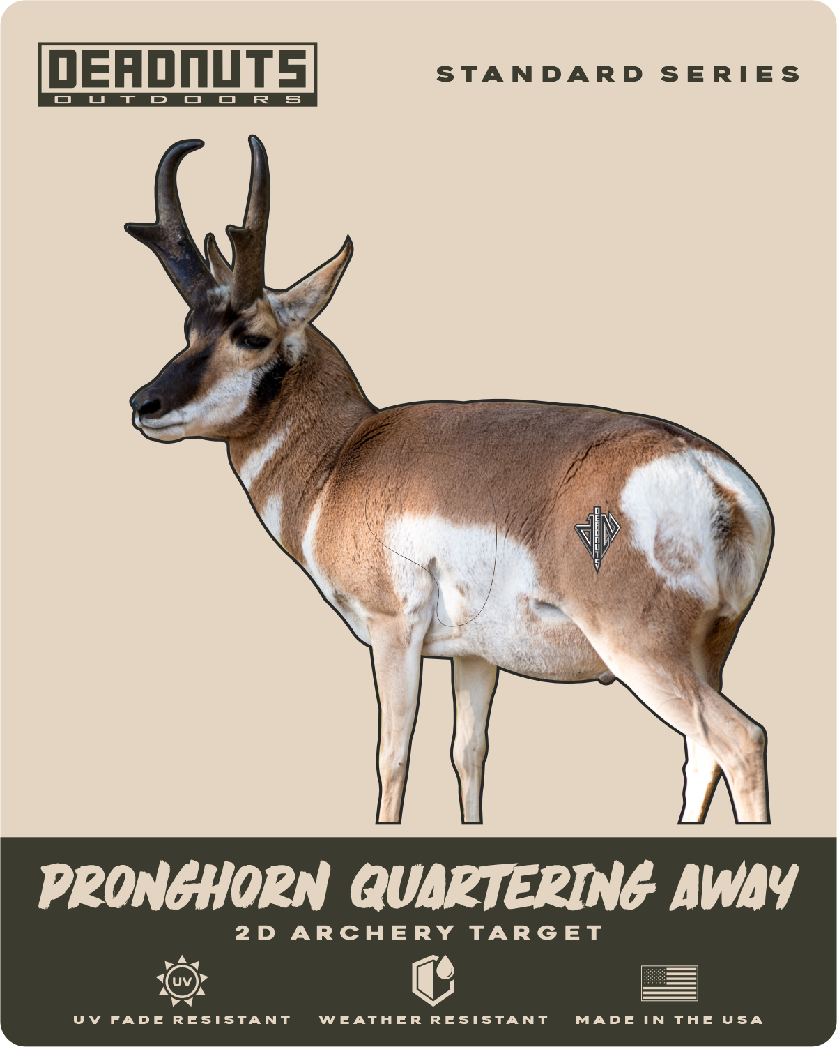 2D Quartering Away Pronghorn Buck