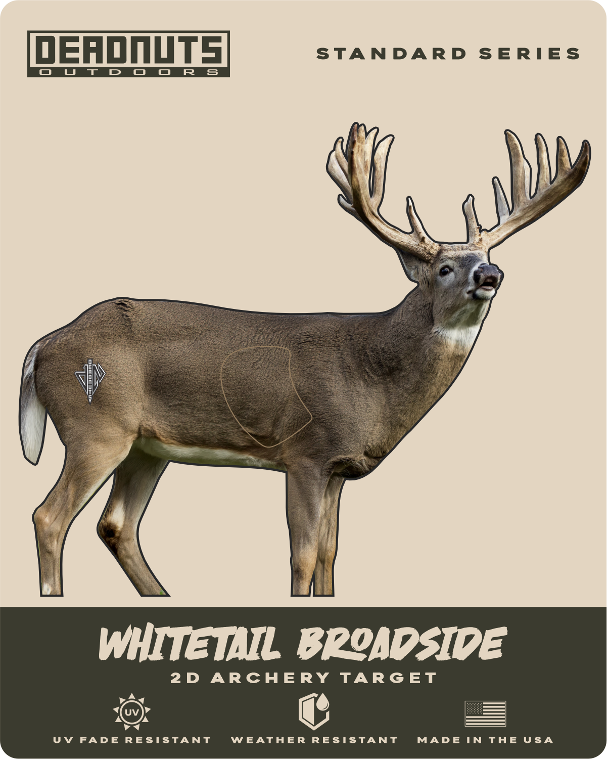 2D Whitetail Broadside Target