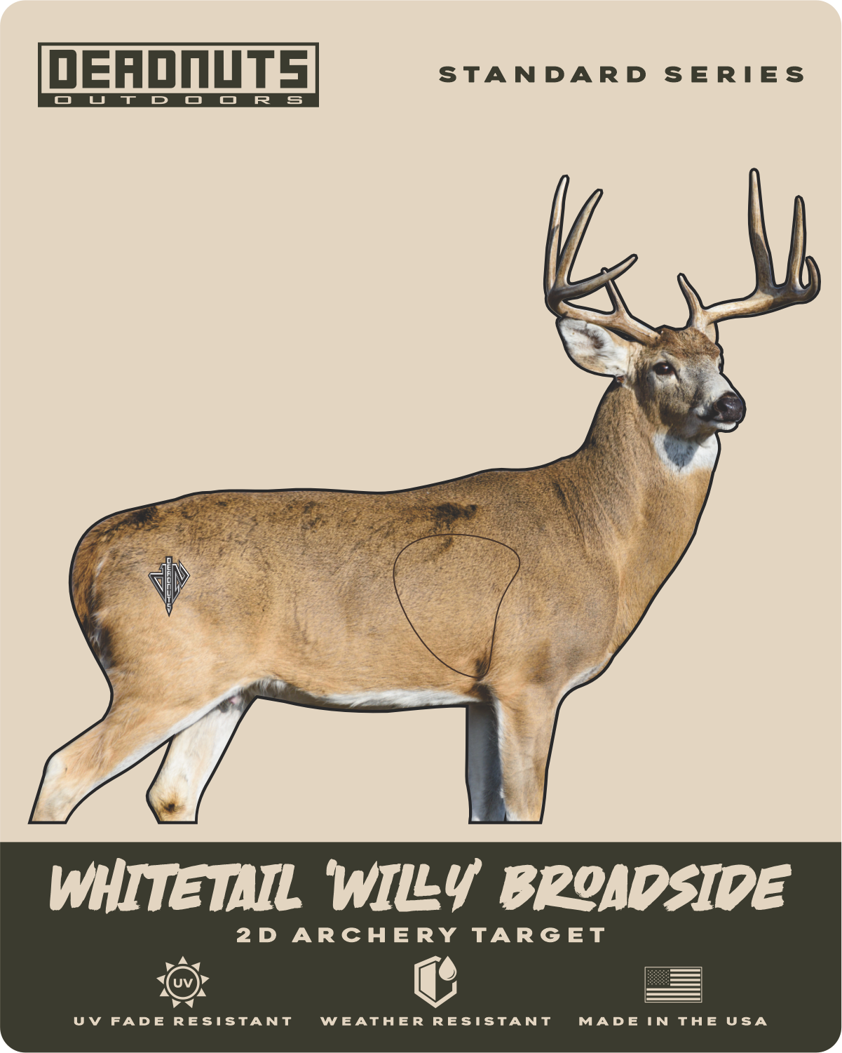 2D Whitetail "Willy" Broadside Target