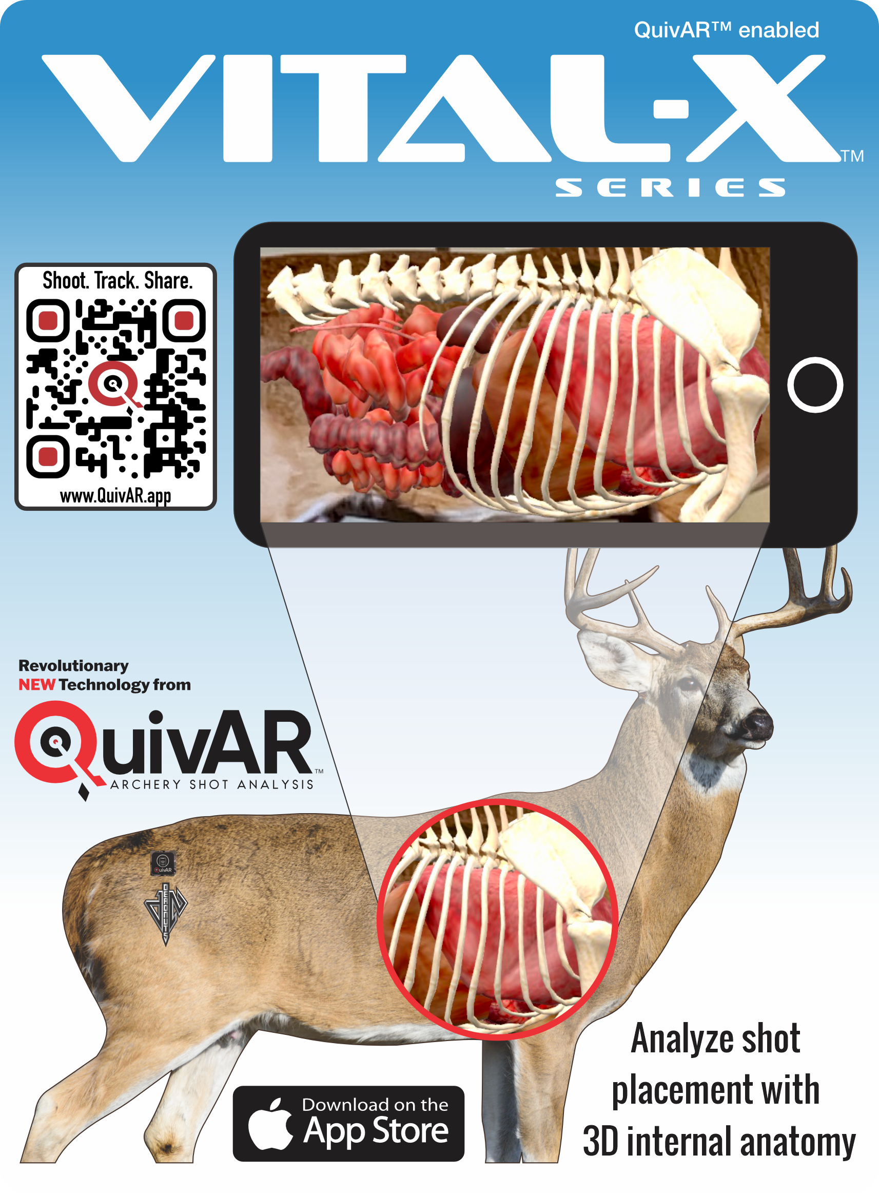 2D Whitetail "Willy" Broadside Target